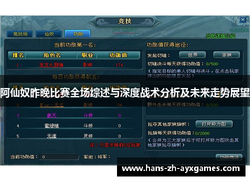 阿仙奴昨晚比赛全场综述与深度战术分析及未来走势展望